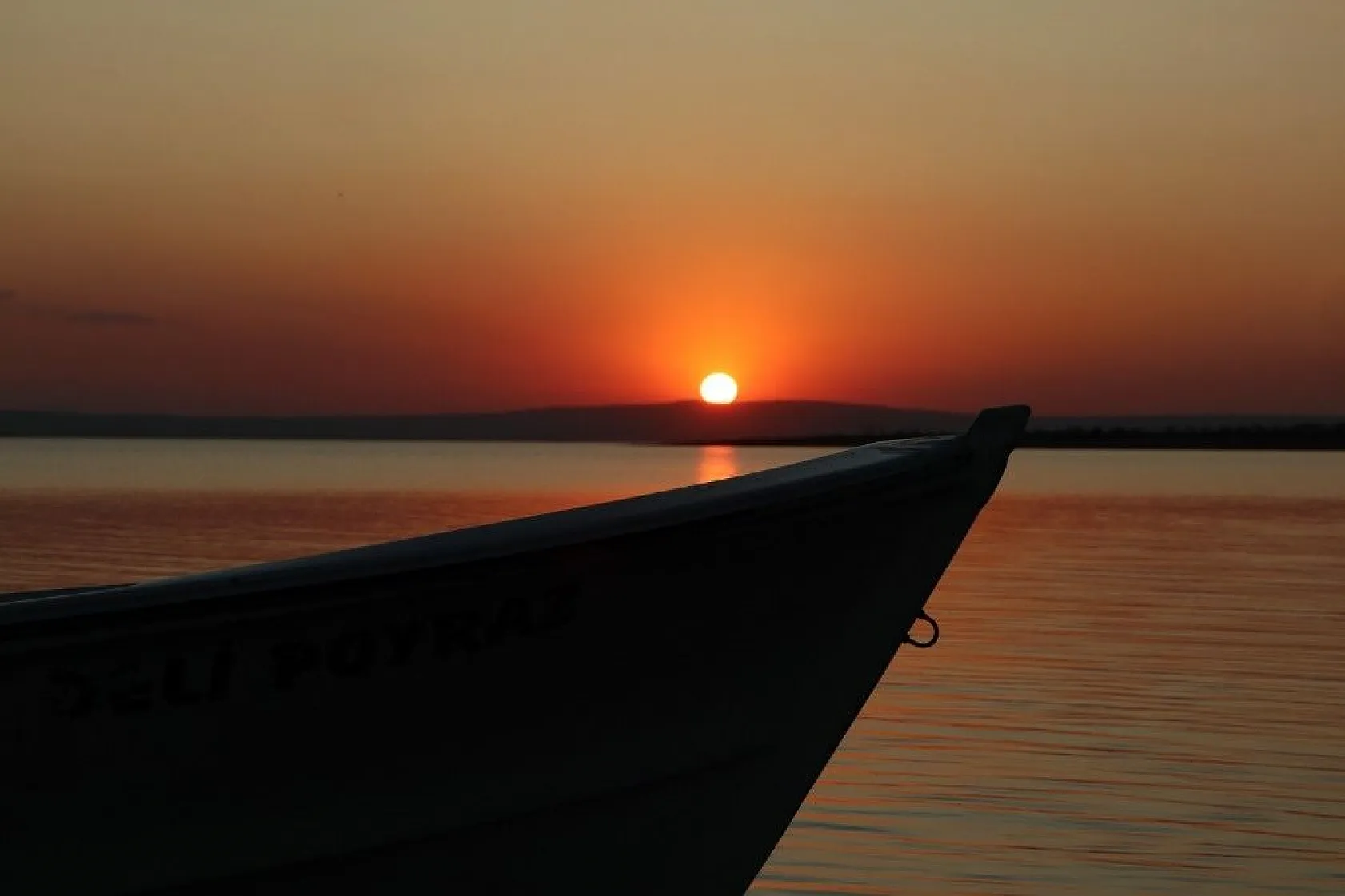 Anadolu'nun plajı, gün batımı drone görüntüsüyle görenleri etkiledi