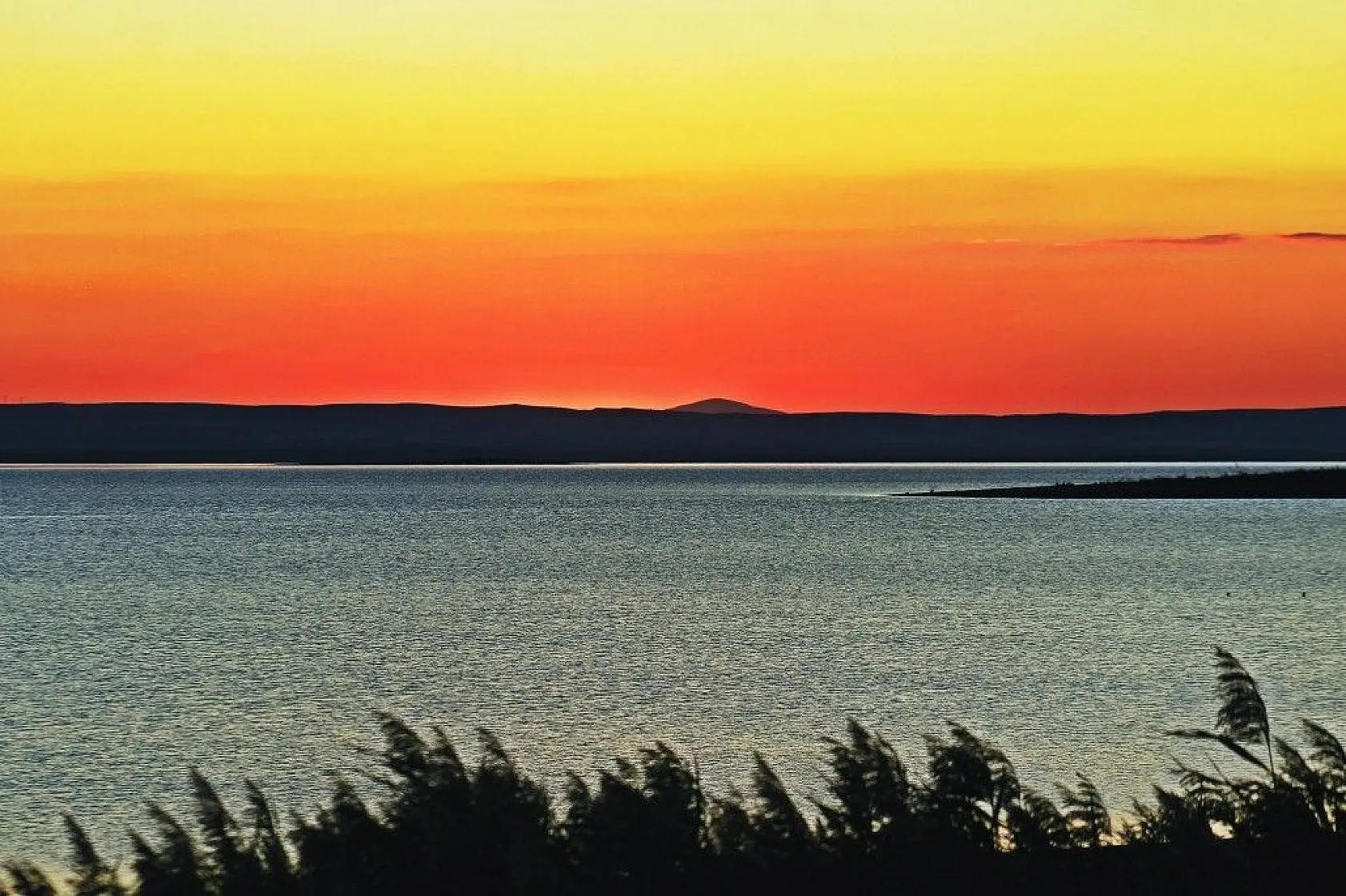 Anadolu'nun plajı, gün batımı drone görüntüsüyle görenleri etkiledi