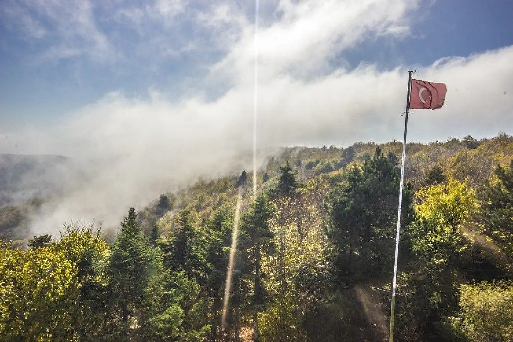 Kazdağları'nın sonbahar renkleri büyülüyor