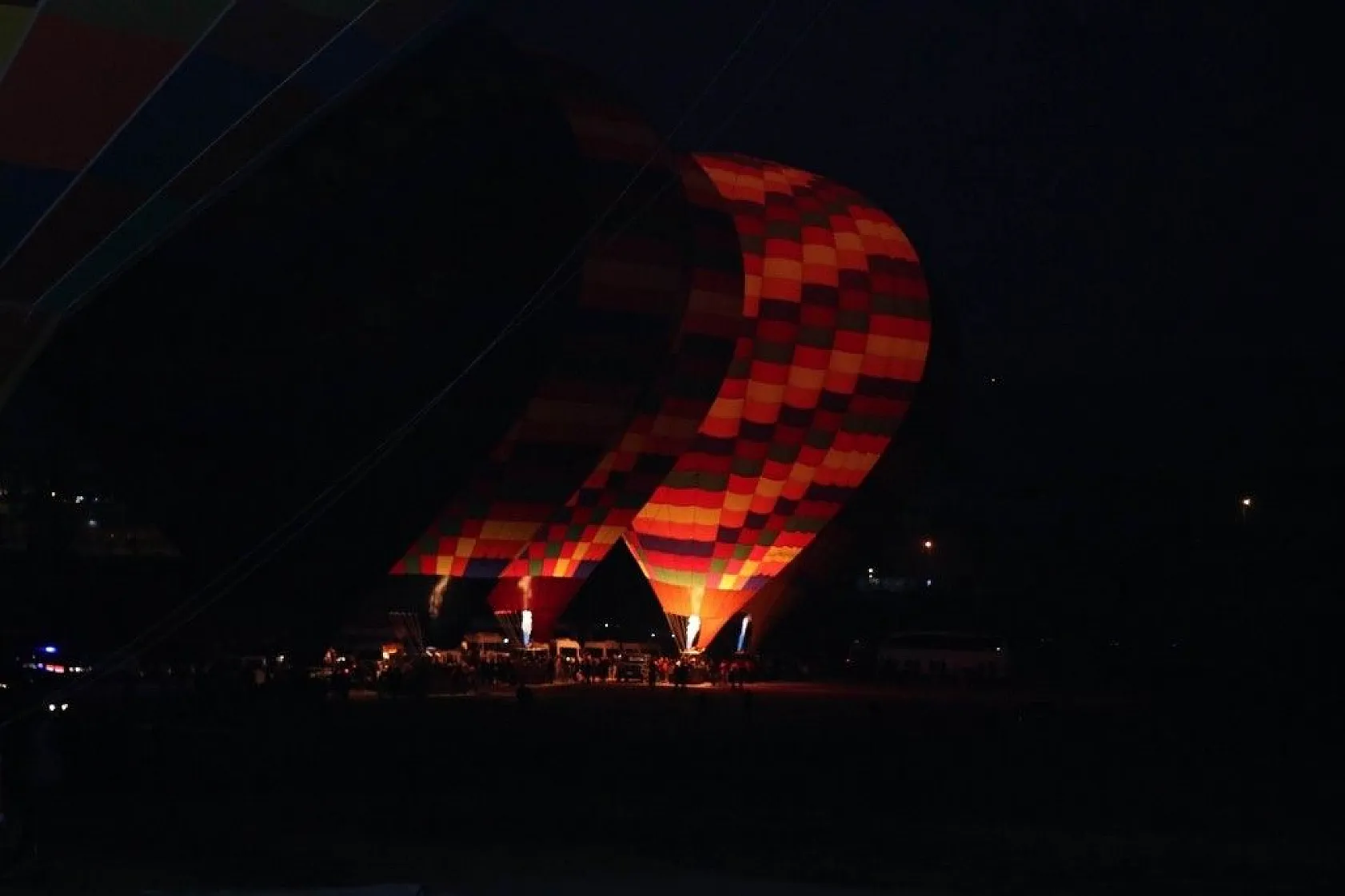 Kapadokya'da balonların görsel şöleni
