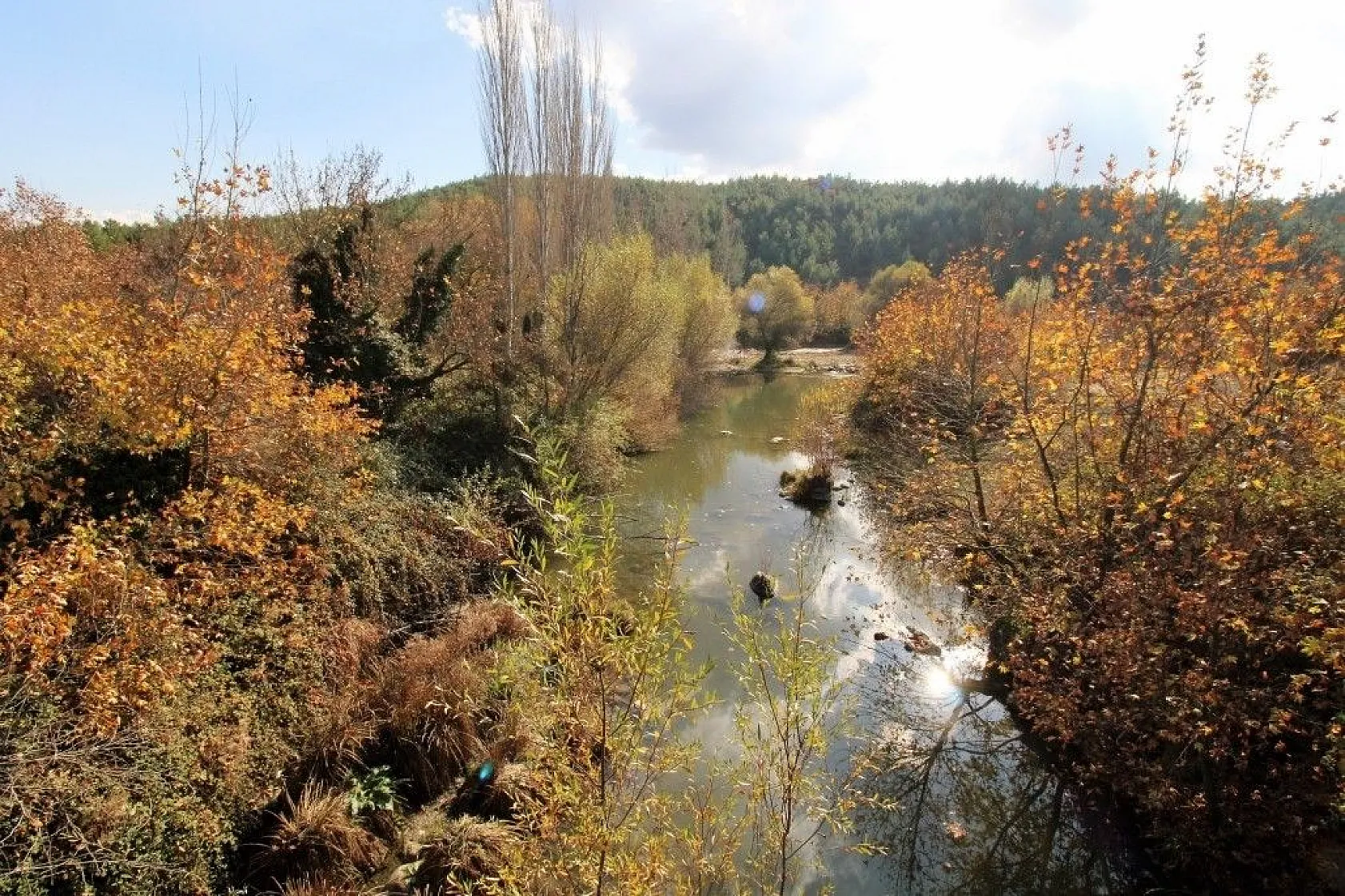 Gördes'te kartpostallık sonbahar manzaraları