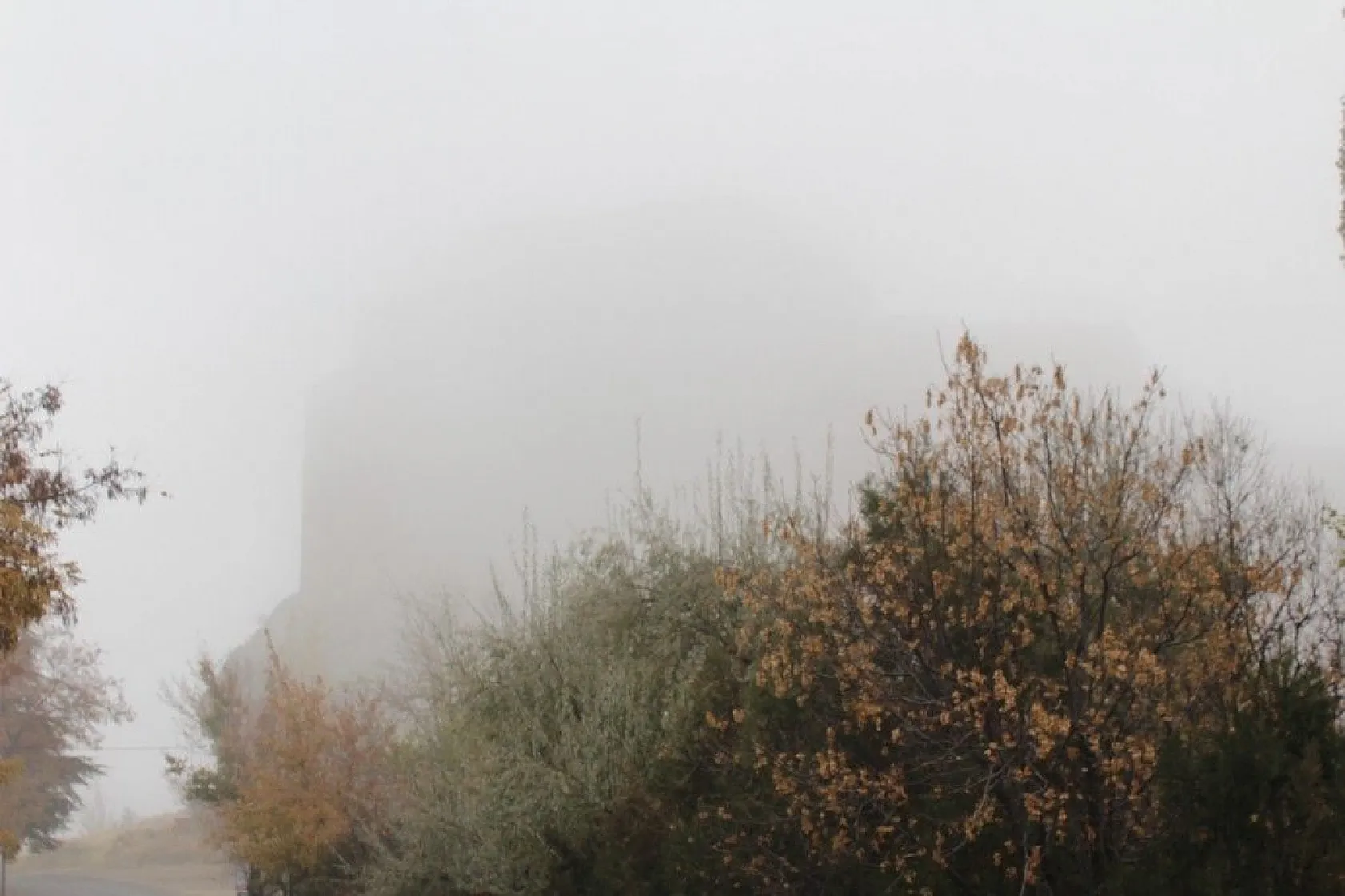 Harput'ta sis muhteşem görüntüler oluşturdu