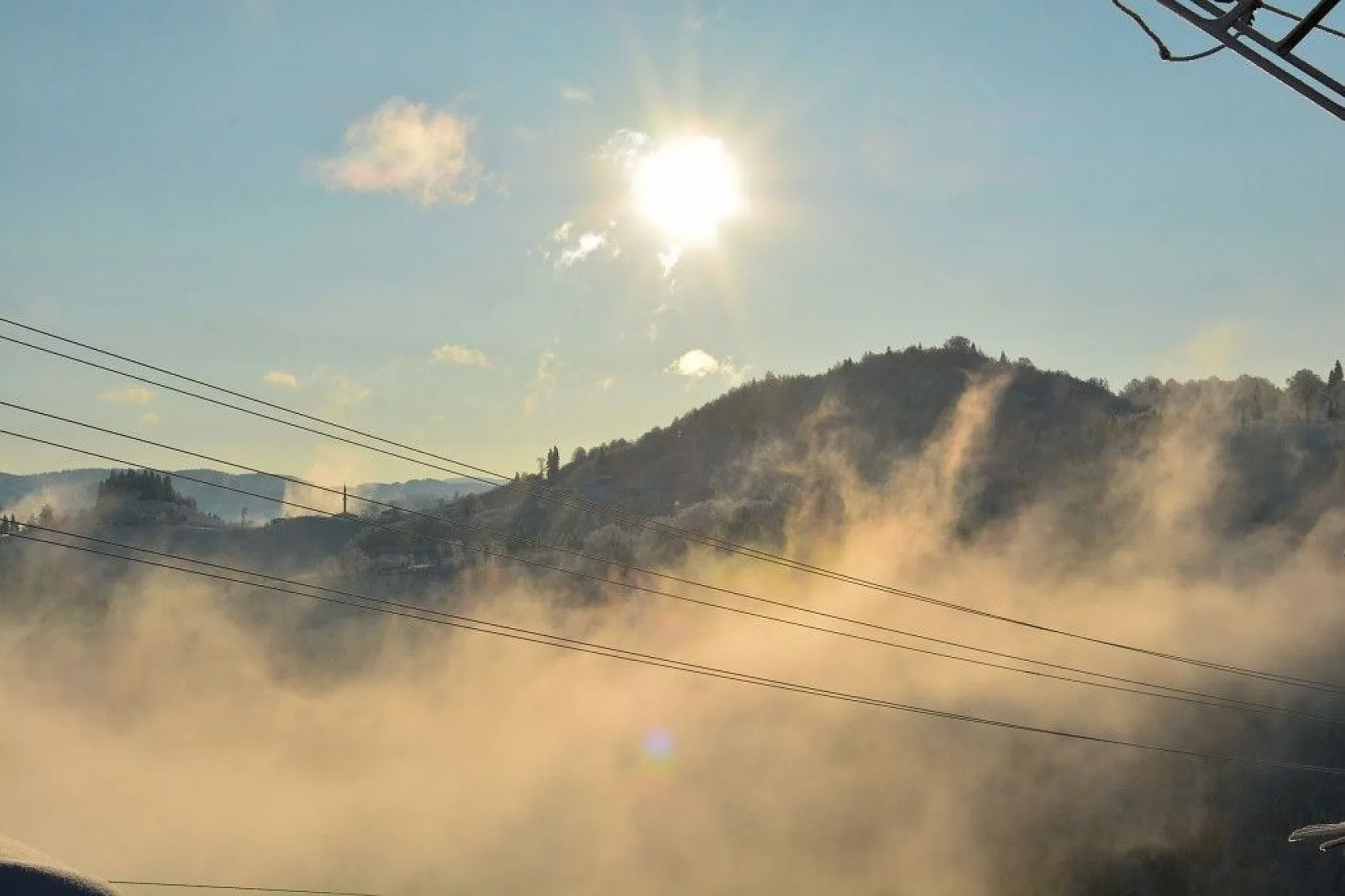 Ordu'da kar güzelliği