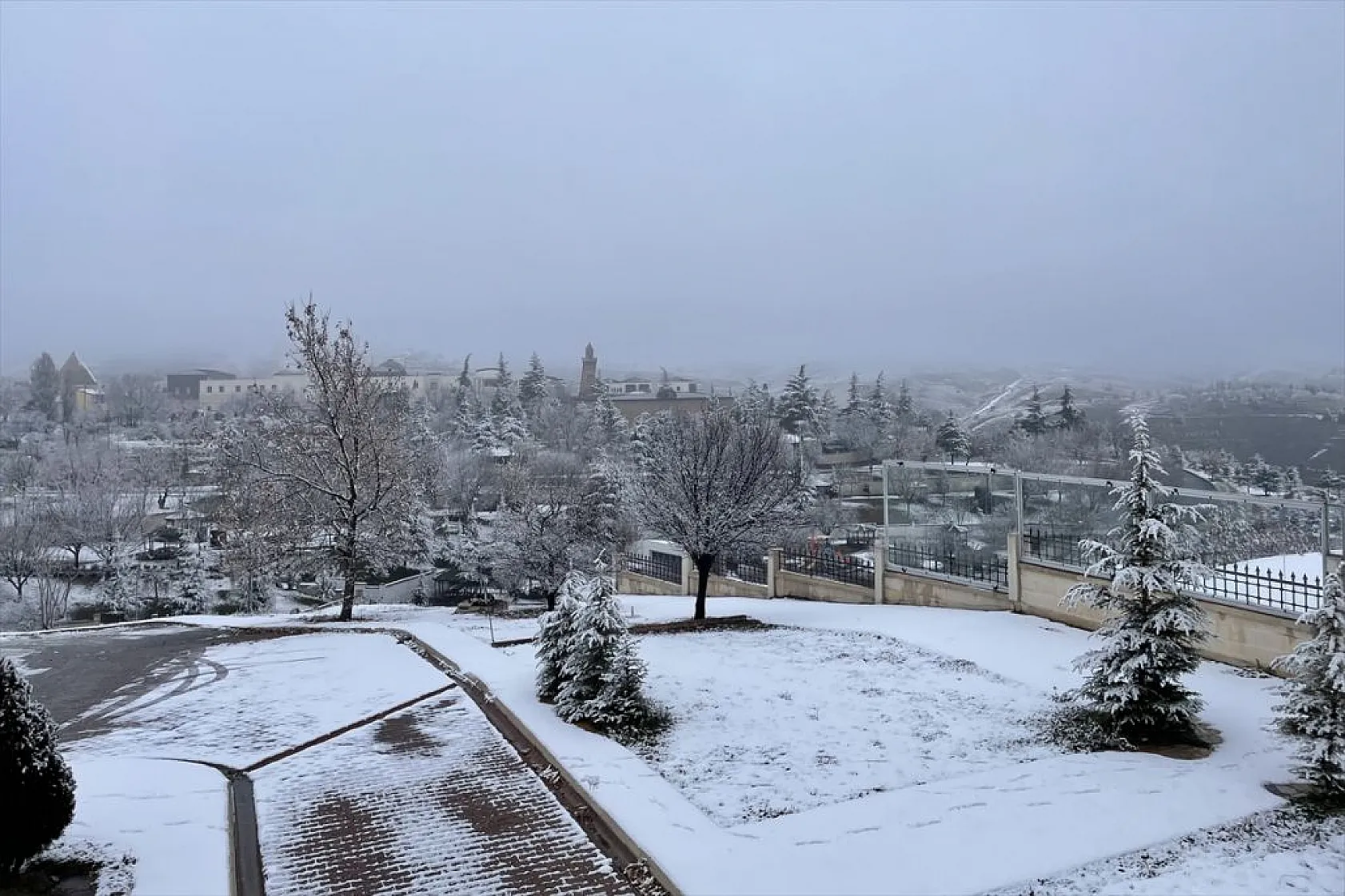 Harput'tan kış manzaraları...