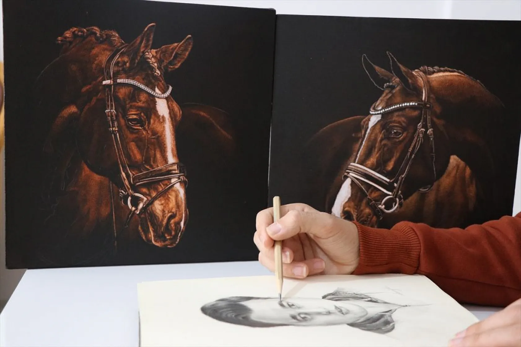 Konuşma güçlüğü yaşayan gencin dünyası resimle değişti