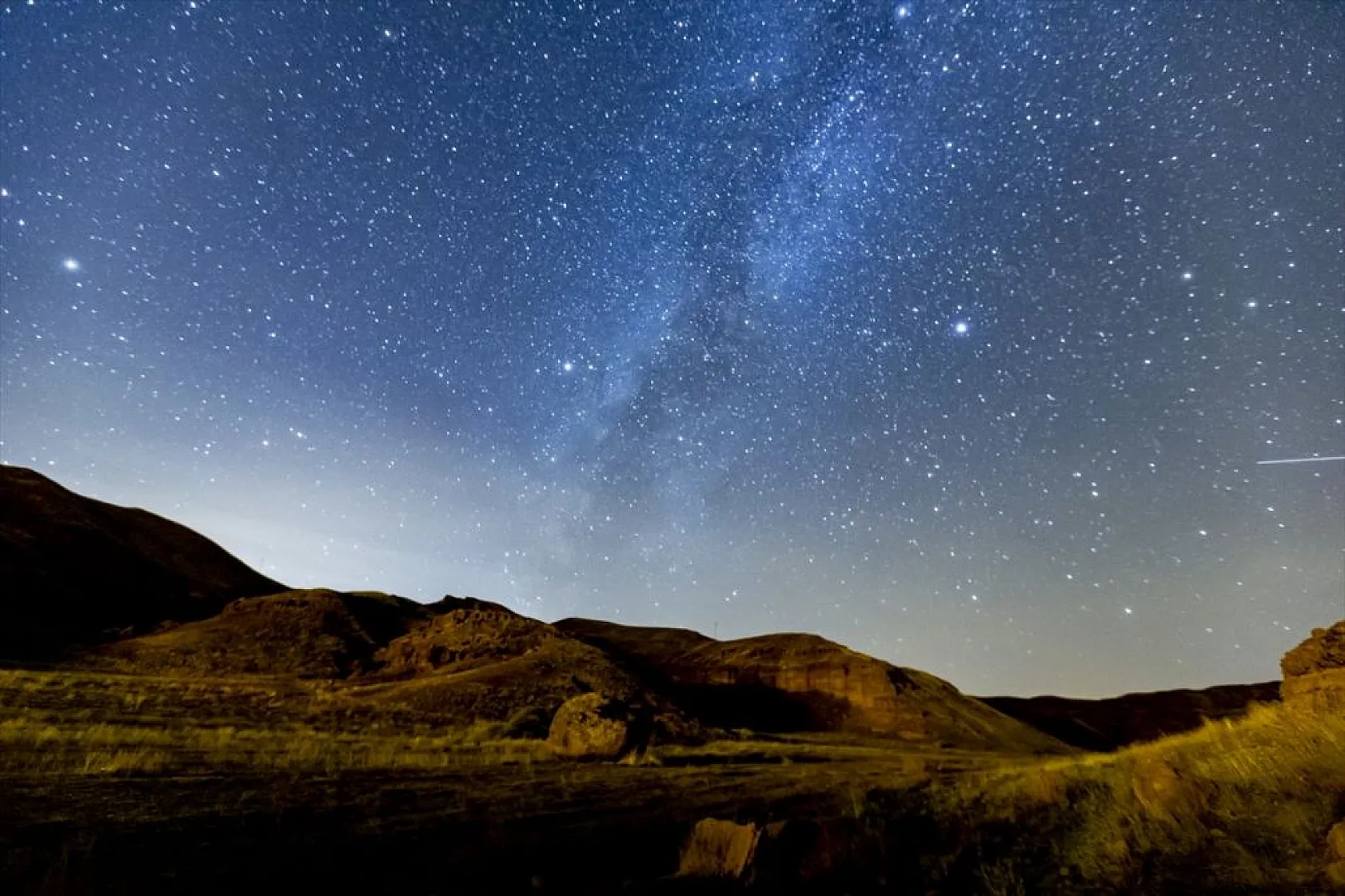 Narman Peribacaları 'yıldız şöleni' ile görüntülendi