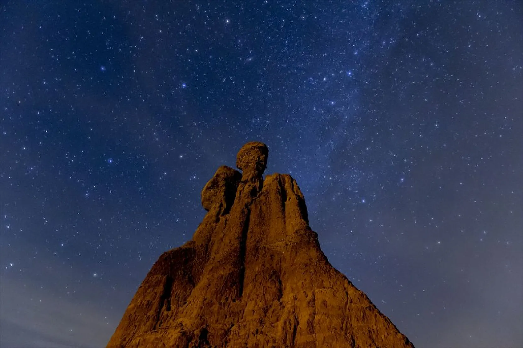 Narman Peribacaları 'yıldız şöleni' ile görüntülendi
