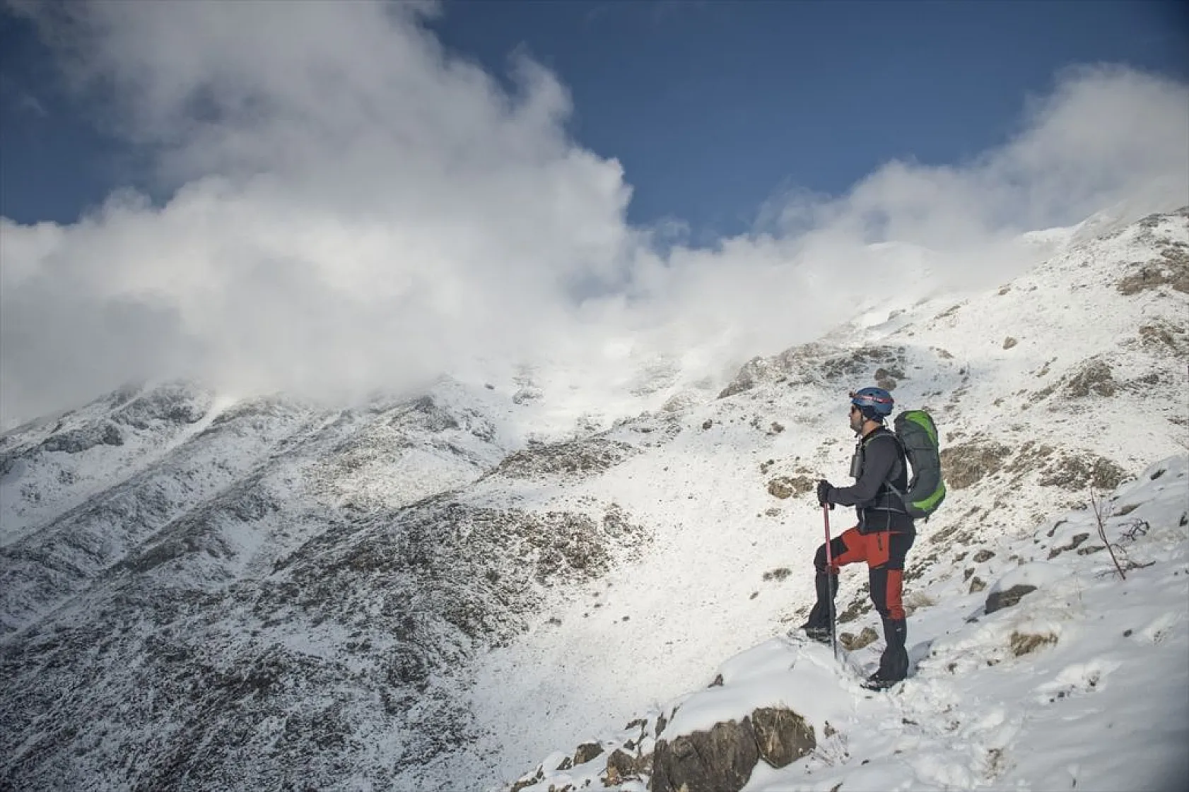 Tunceli'de dağcılar Gelincik Zirvesi'ne tırmandı