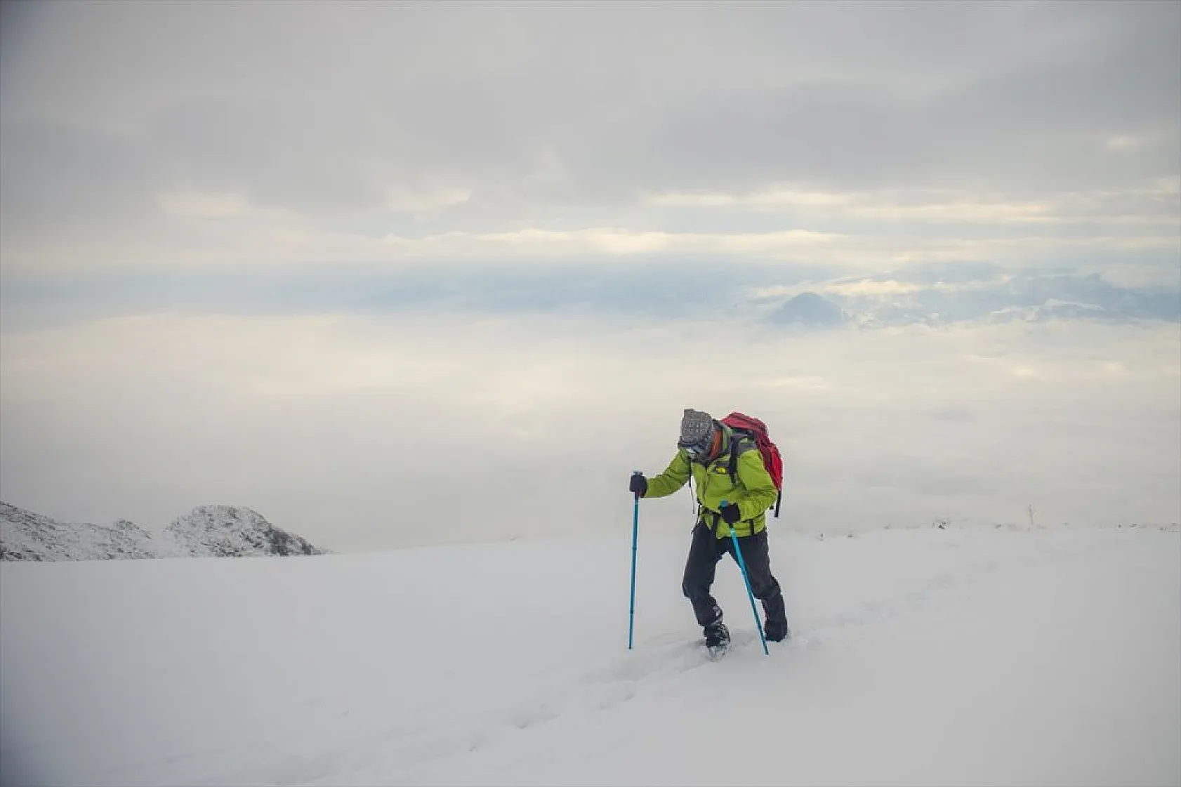 Tunceli'de dağcılar Gelincik Zirvesi'ne tırmandı