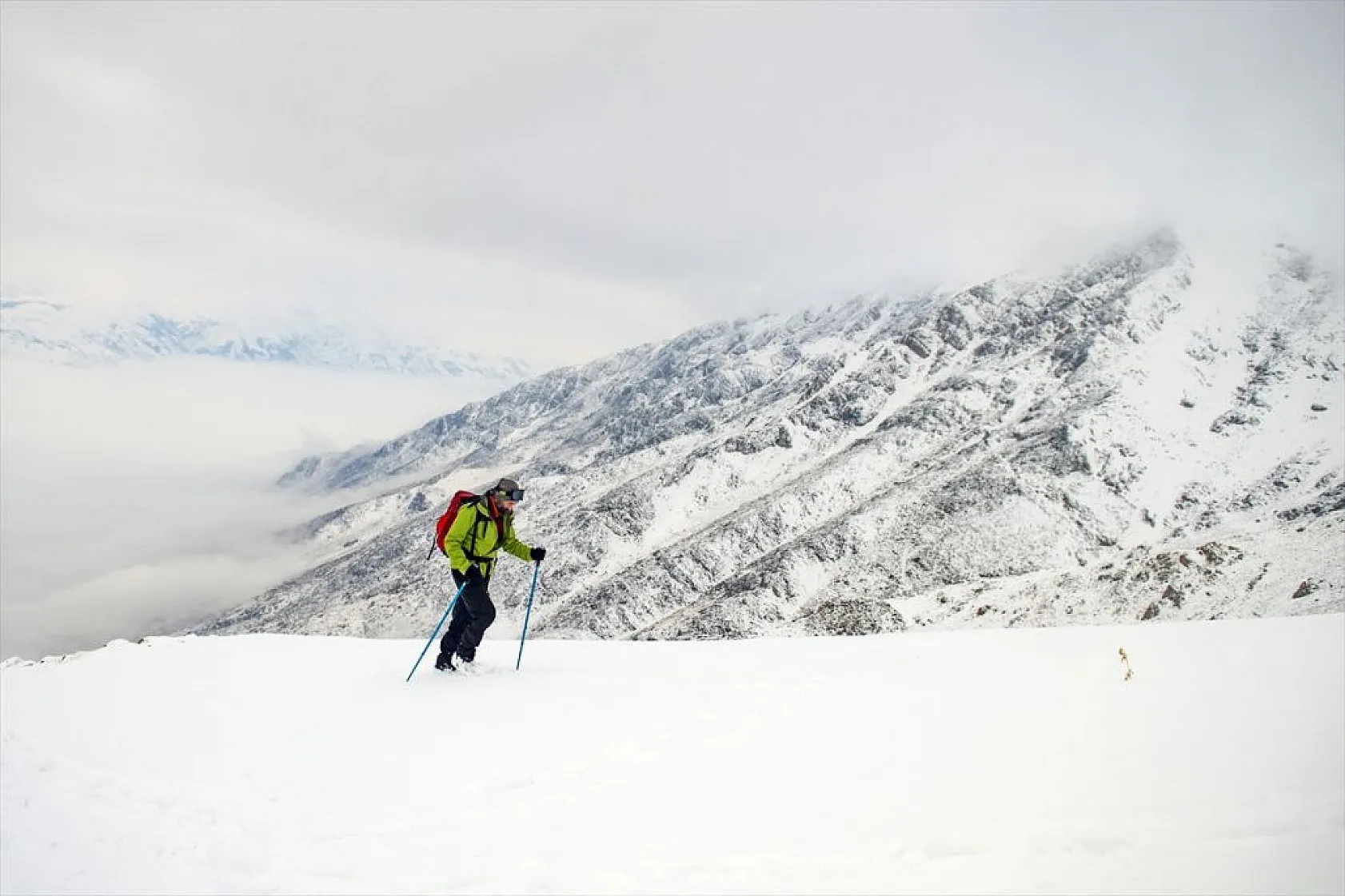 Tunceli'de dağcılar Gelincik Zirvesi'ne tırmandı