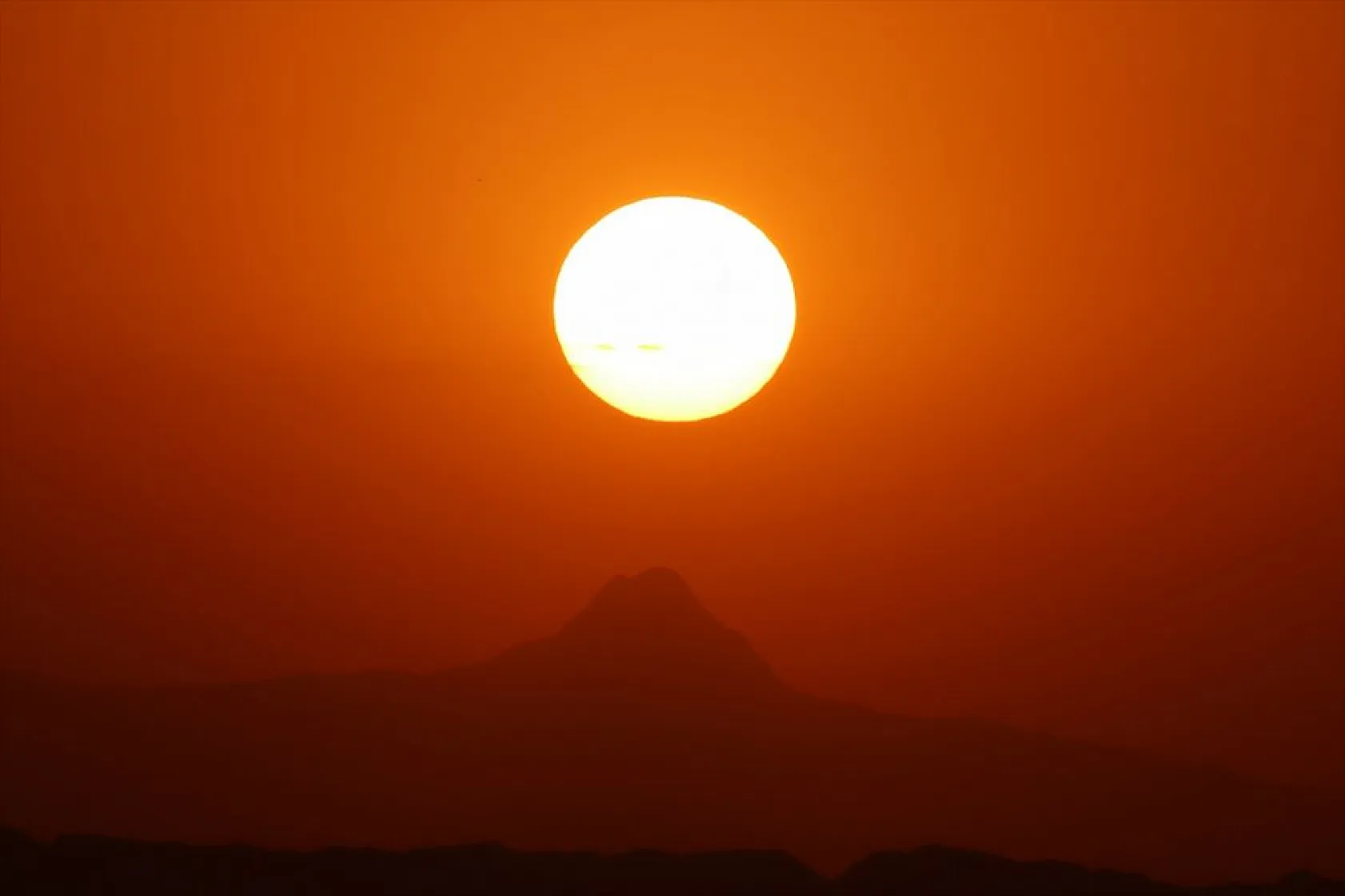 Türkiye'nin en doğusunda gün batımı