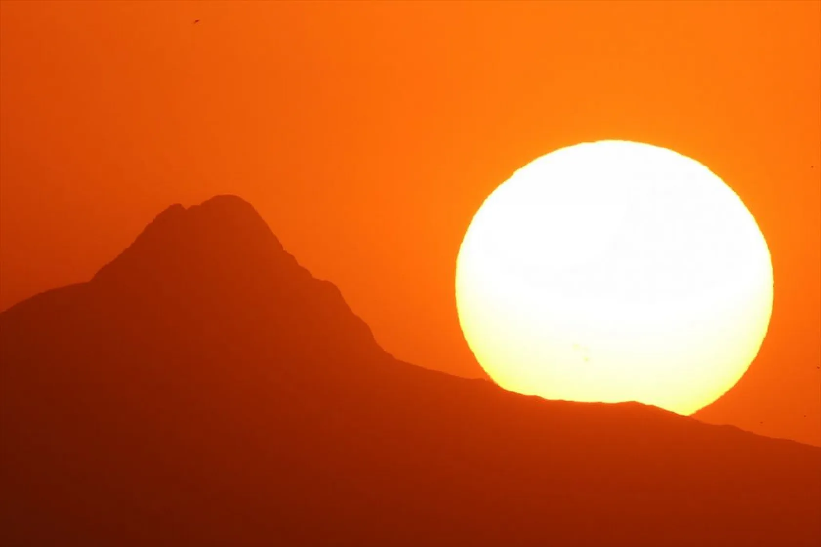 Türkiye'nin en doğusunda gün batımı