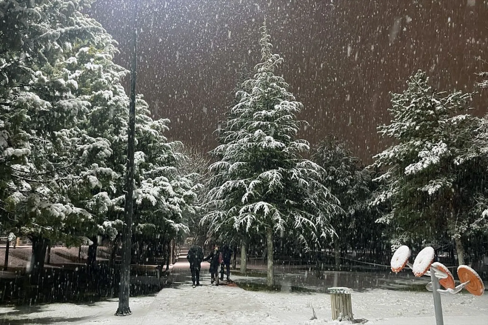 Elazığ'da kar yağışı etkili oldu