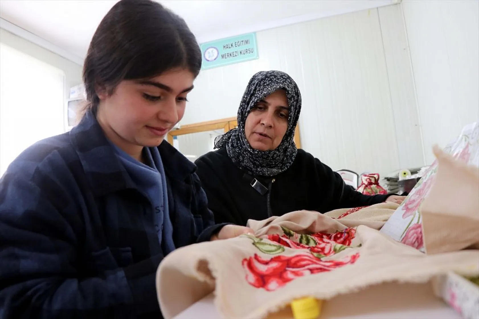 Ahıska Türkü kadınlar Türkiye'de meslek öğreniyor