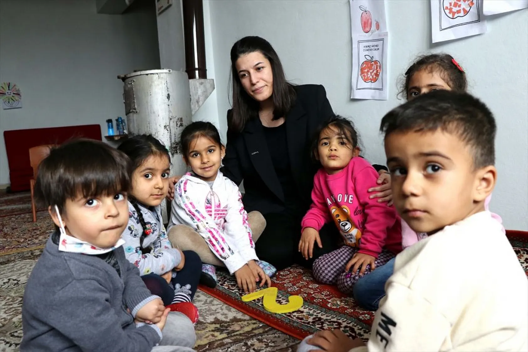 'Gezici öğretmen' uygulaması, öğrencileri okulla buluşturdu