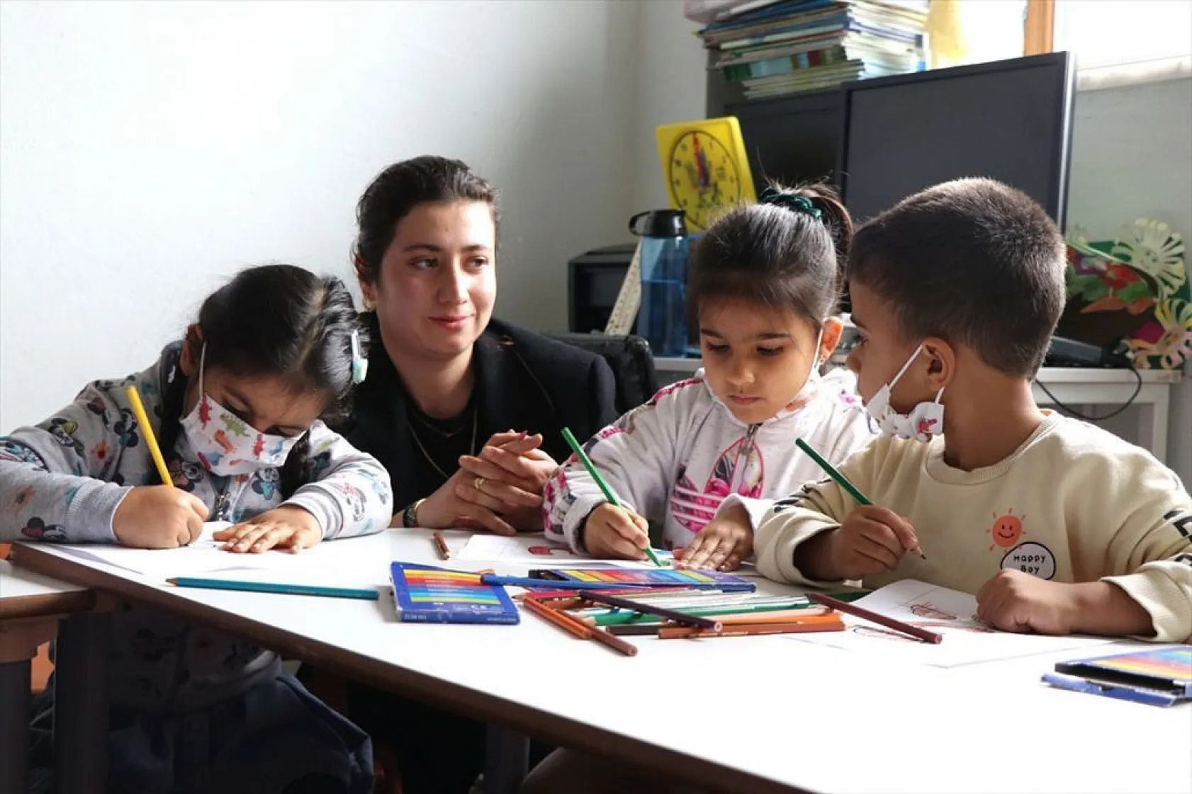 'Gezici öğretmen' uygulaması, öğrencileri okulla buluşturdu