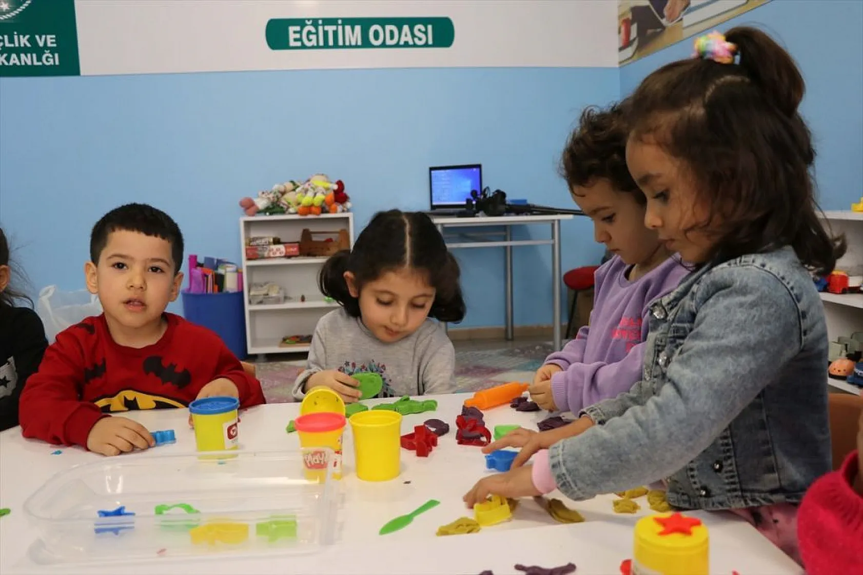 Depremzede minikler için, yurtta ana sınıfı oluşturuldu