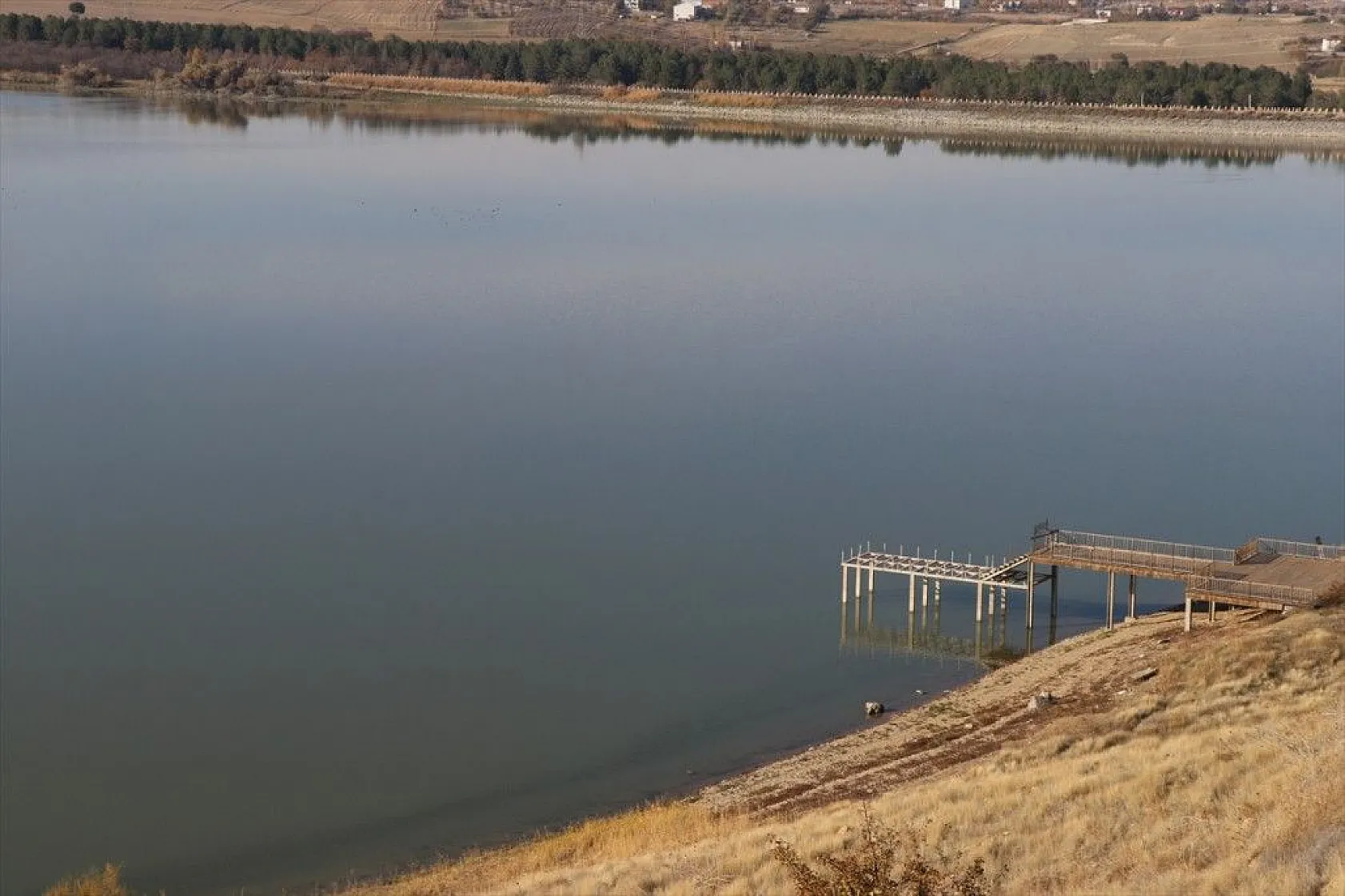 Su seviyesi son yağışlardan sonra arttı