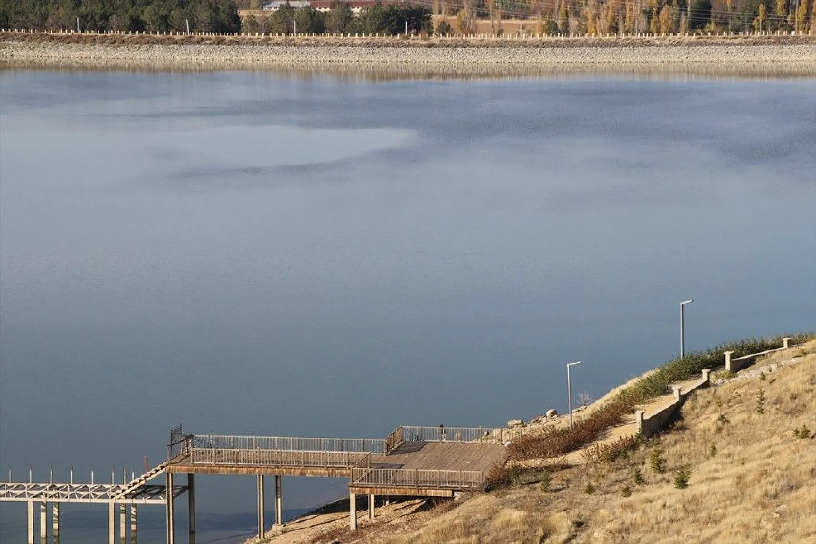 Su seviyesi son yağışlardan sonra arttı