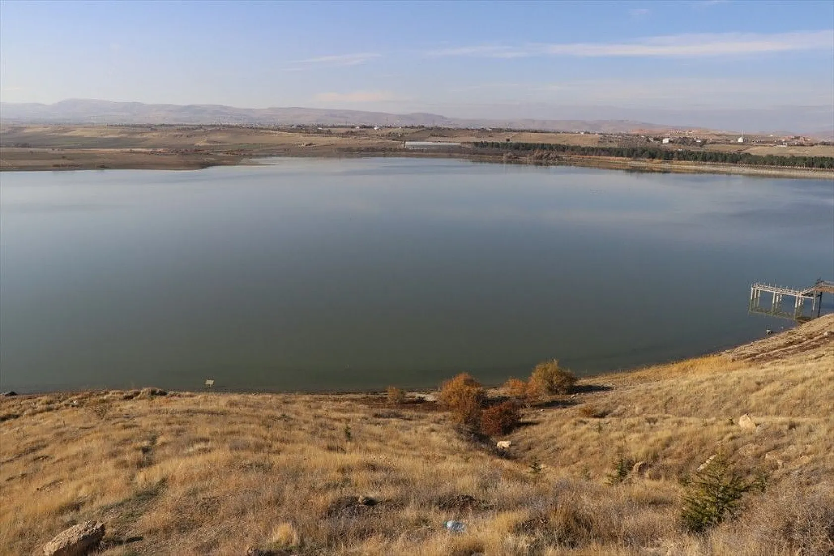 Su seviyesi son yağışlardan sonra arttı