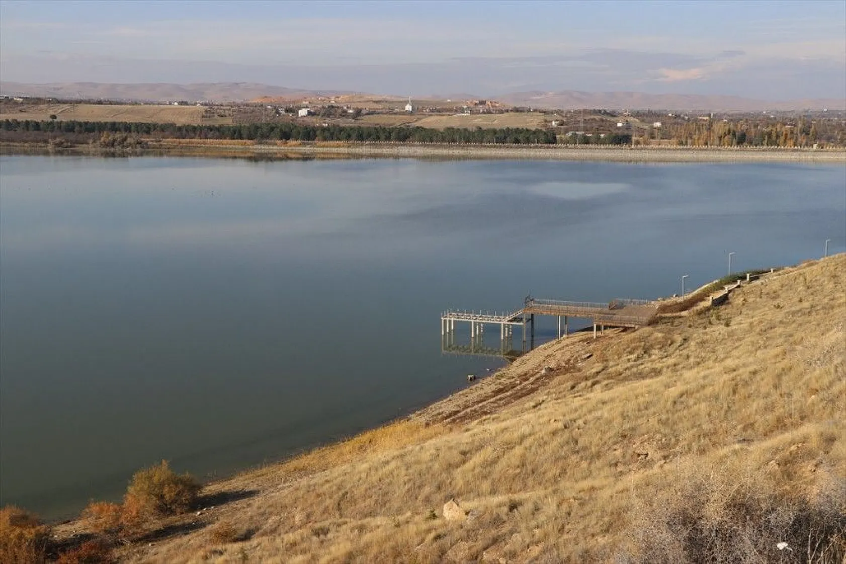 Su seviyesi son yağışlardan sonra arttı