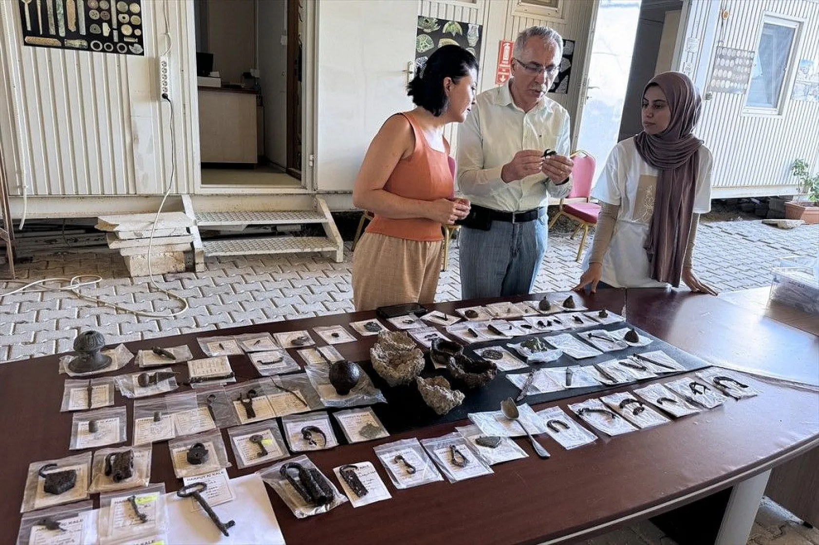 Harput Kalesi'nde bulunan 'objeler' sergilenecek