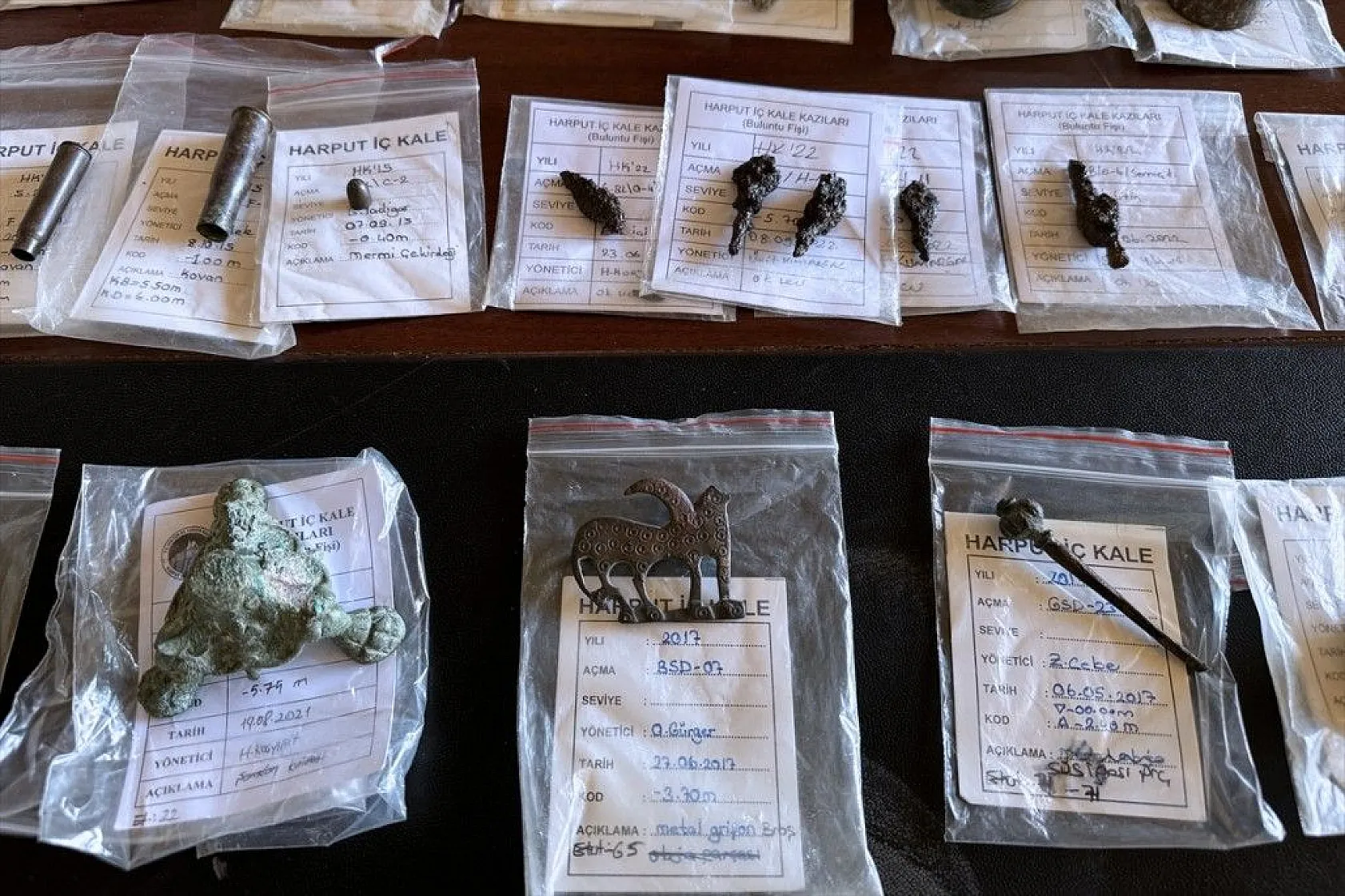 Harput Kalesi'nde bulunan 'objeler' sergilenecek