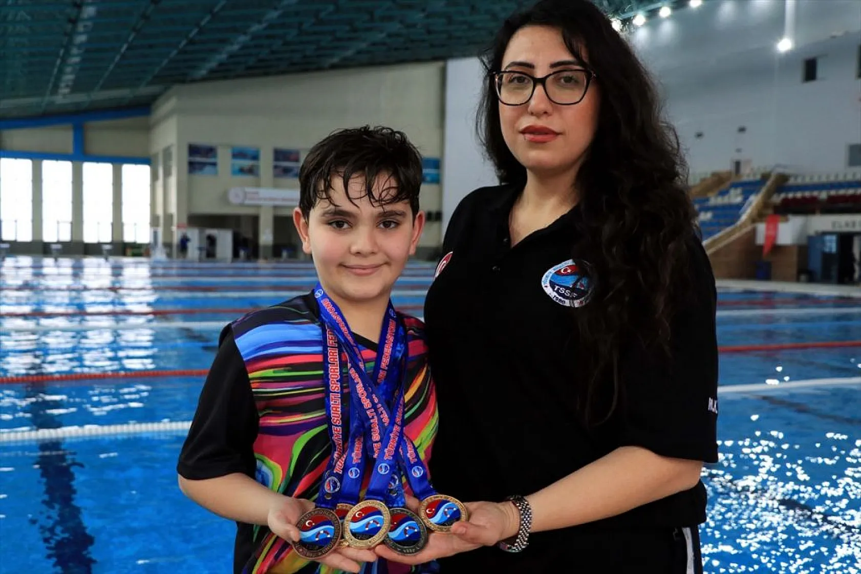 Su korkusunu yendi, şampiyon oldu