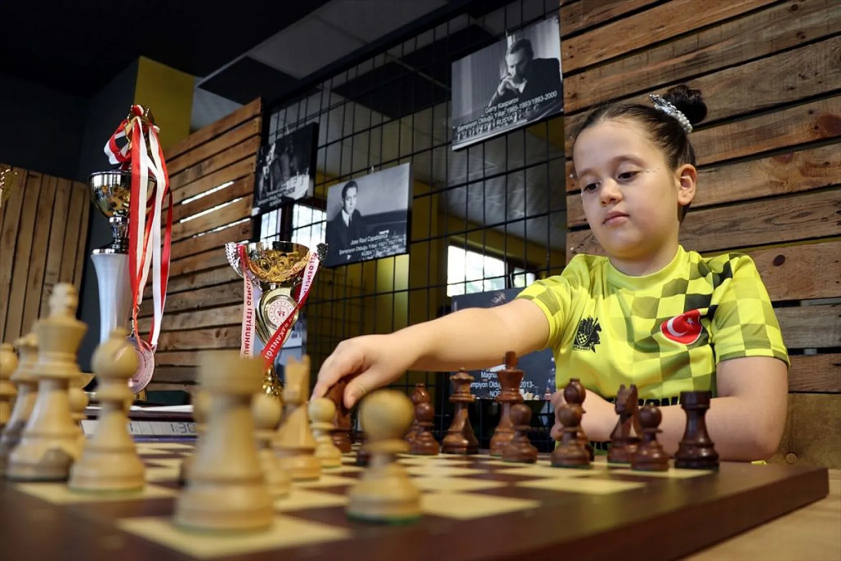 Satrancın minik ustası zirveye göz dikti