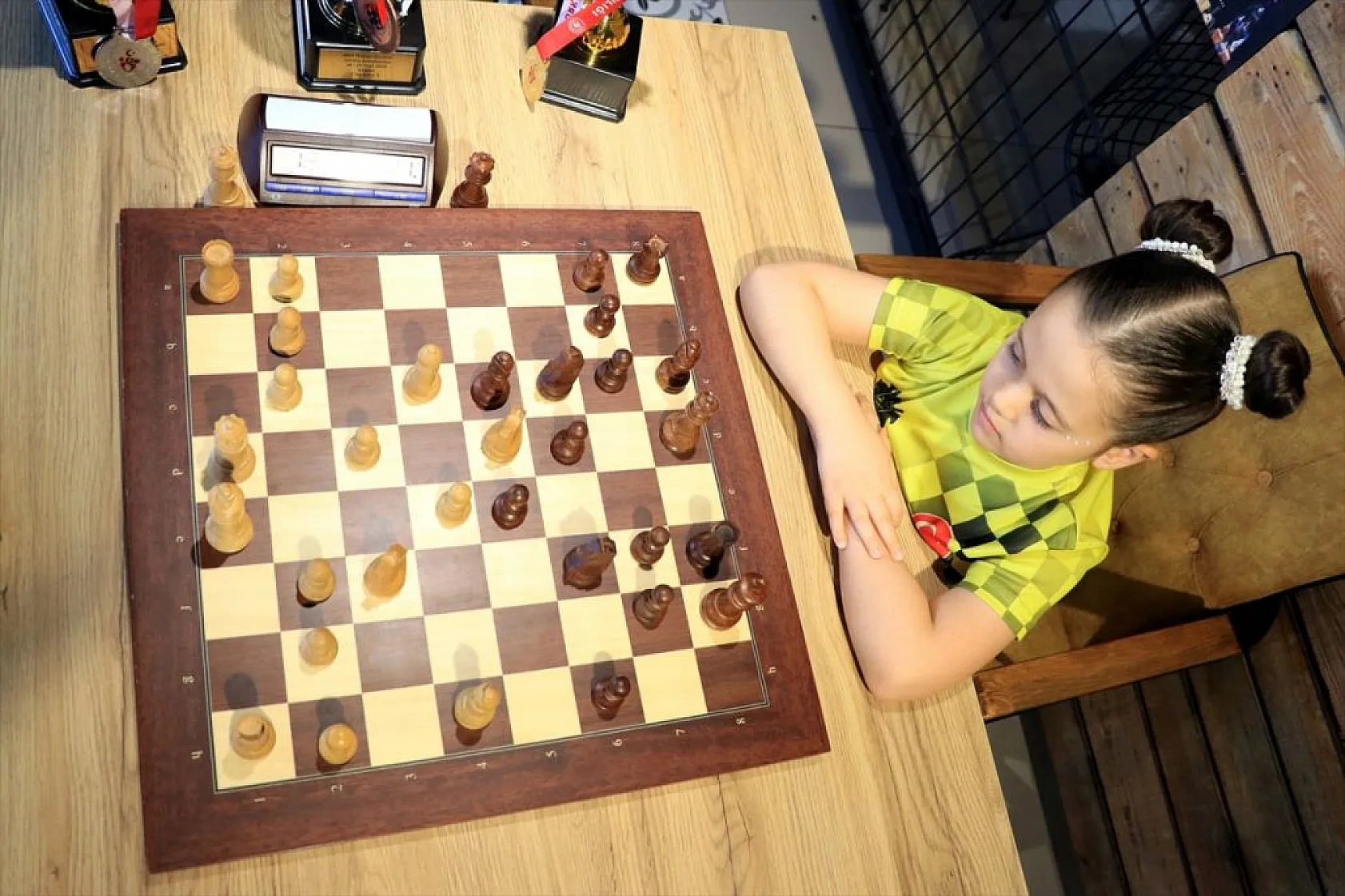 Satrancın minik ustası zirveye göz dikti