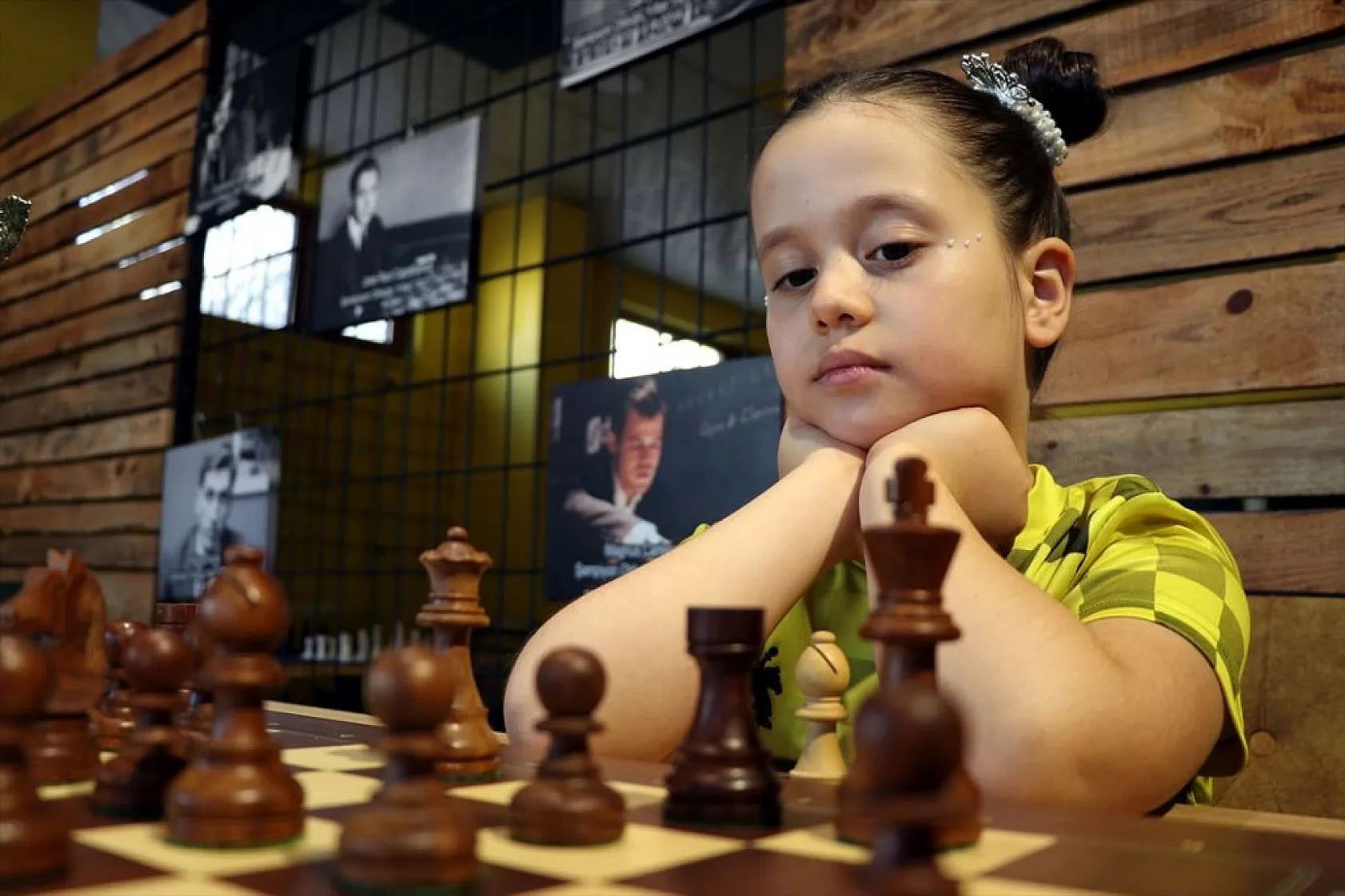 Satrancın minik ustası zirveye göz dikti