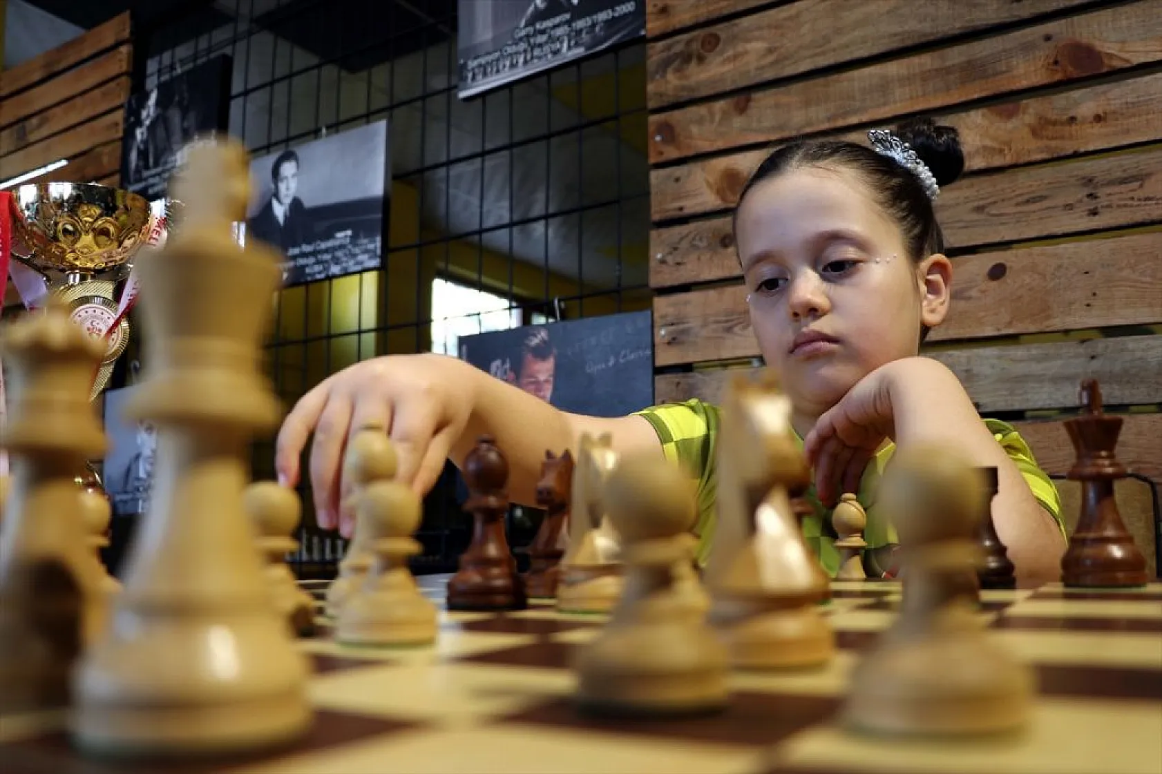 Satrancın minik ustası zirveye göz dikti