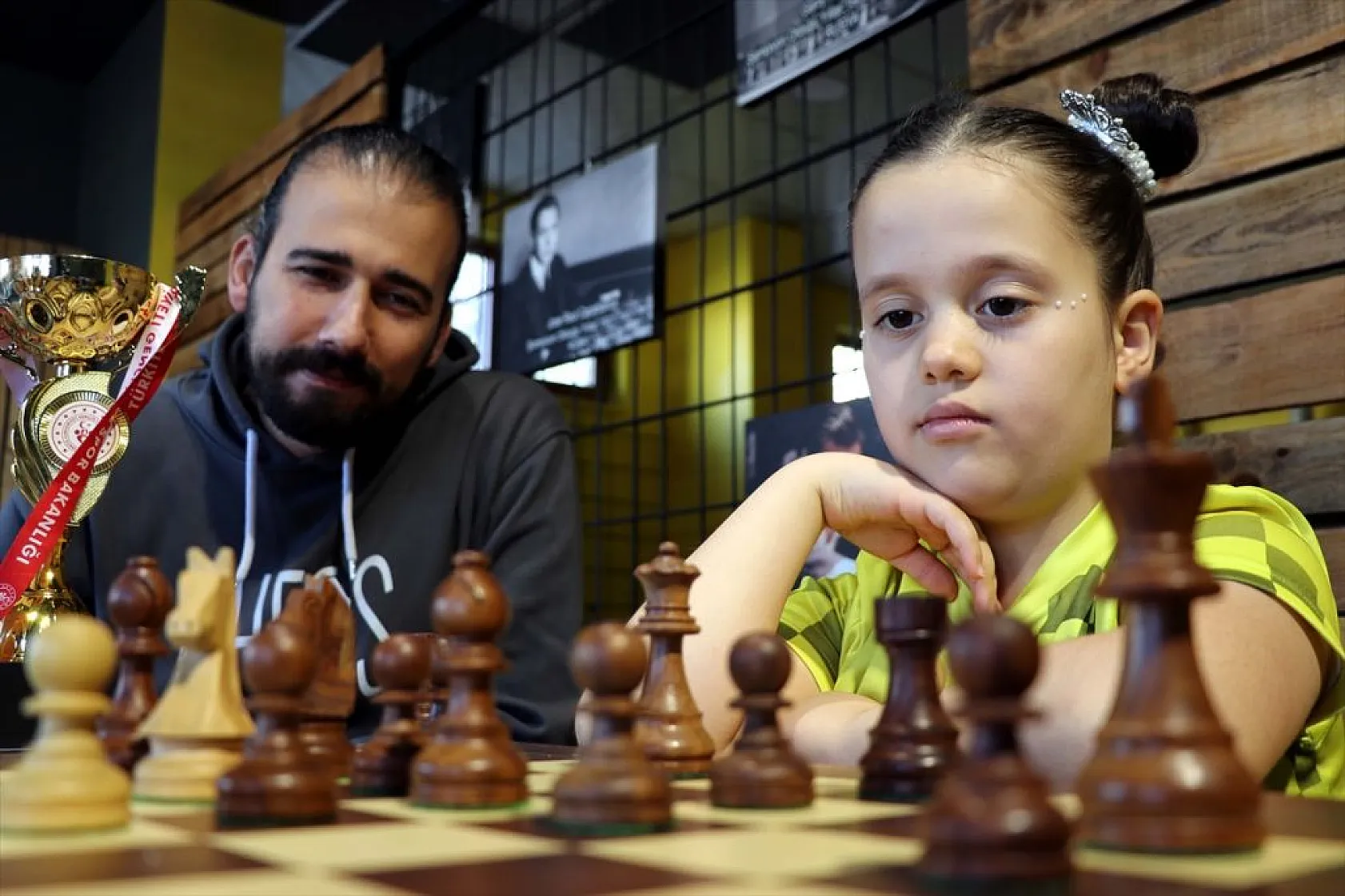 Satrancın minik ustası zirveye göz dikti
