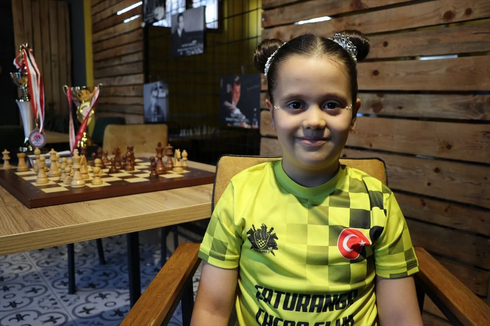 Satrancın minik ustası zirveye göz dikti