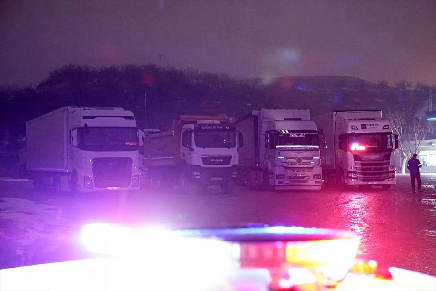 Malatya-Kayseri yolu gece saatlerinde trafiğe kapatıldı