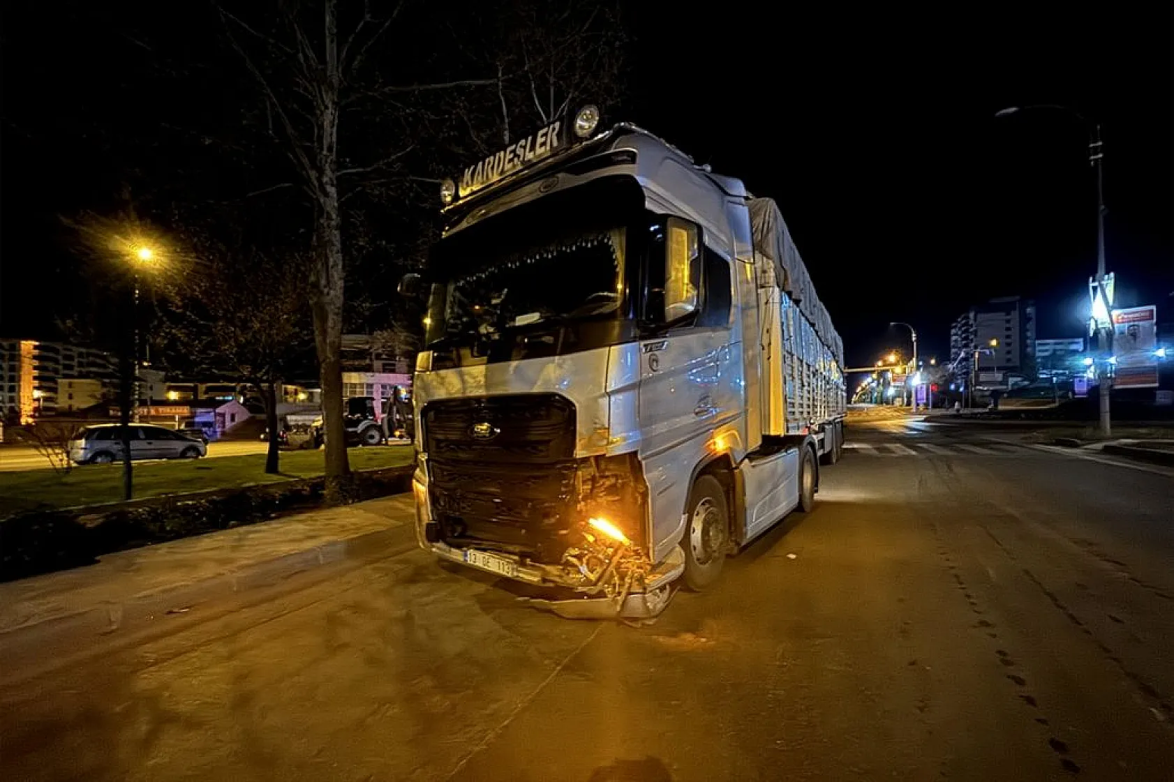 Elazığ'da Misland kavşağında trafik kazası