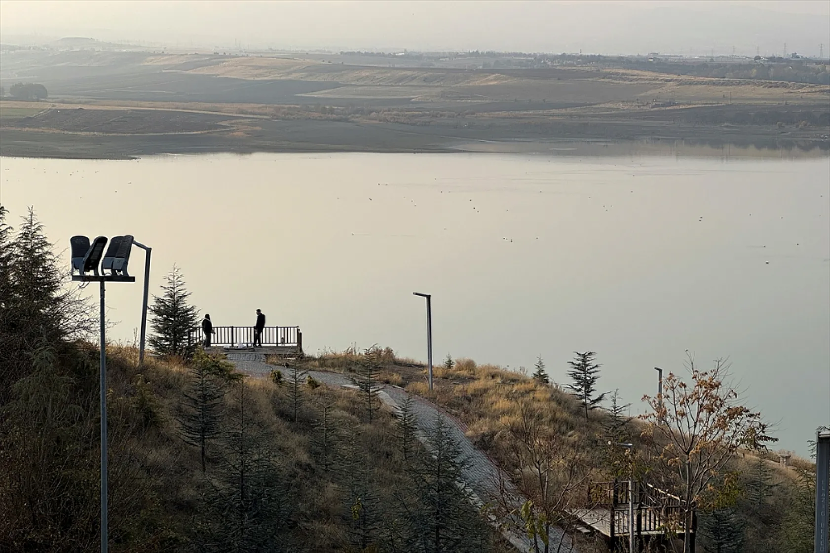 Cip Baraj Gölü binlerce göçmen kuşu ağırlıyor