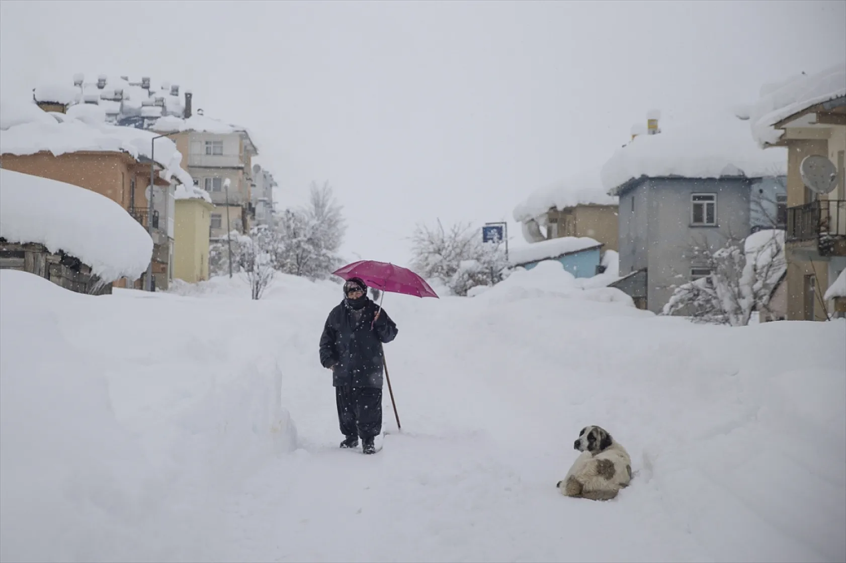 Tunceli Ovacık'ta kar yağışı yöre sakinlerini sevindirdi