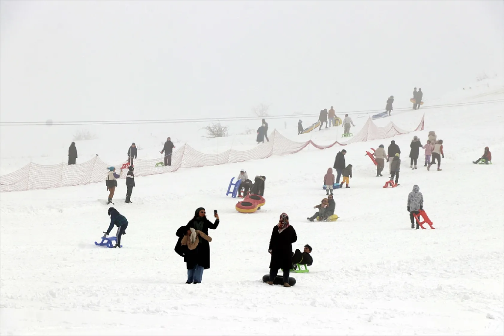 Hazarbaba'da yarıyıl tatili yoğunluğu yaşandı