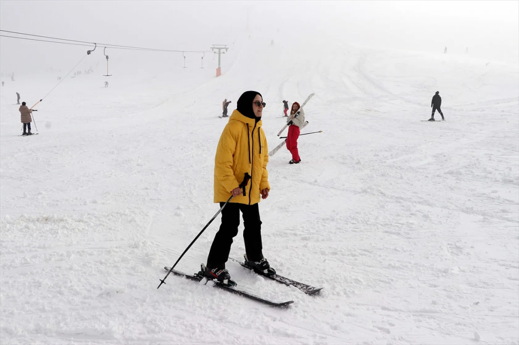 Hazarbaba'da yarıyıl tatili yoğunluğu yaşandı