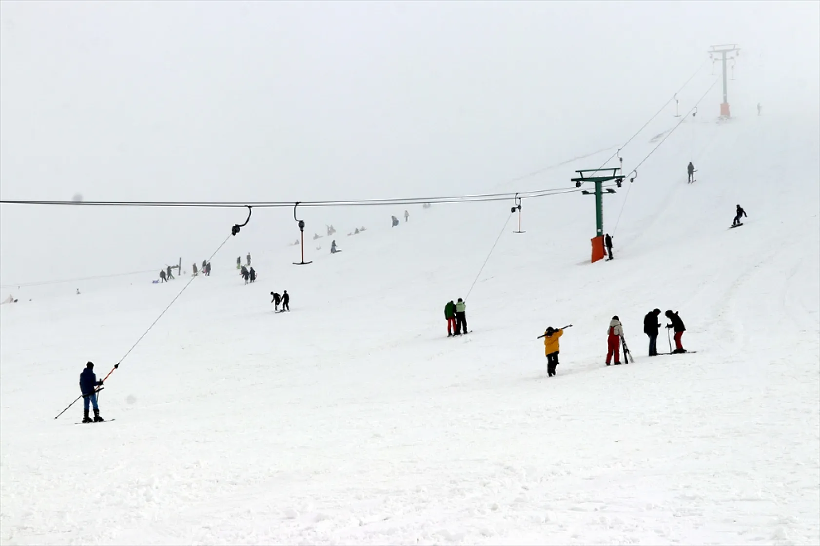 Hazarbaba'da yarıyıl tatili yoğunluğu yaşandı