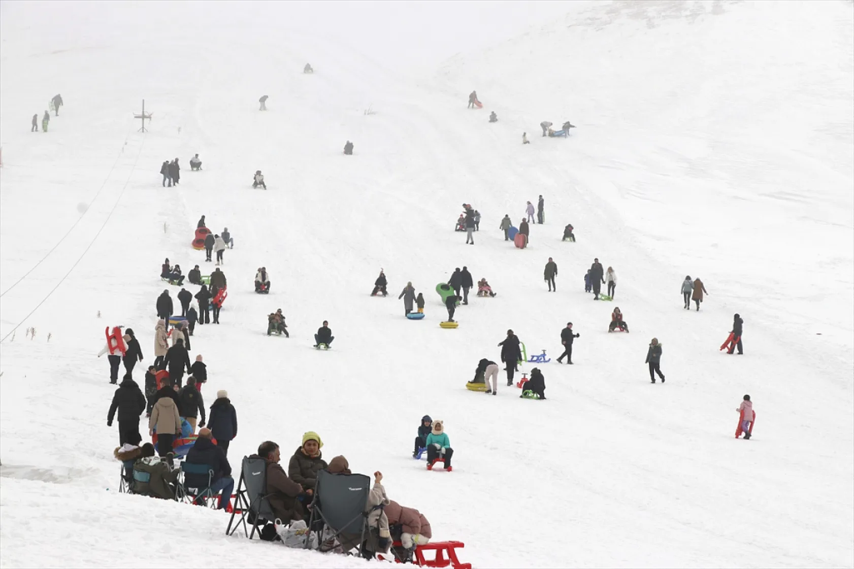 Hazarbaba'da yarıyıl tatili yoğunluğu yaşandı