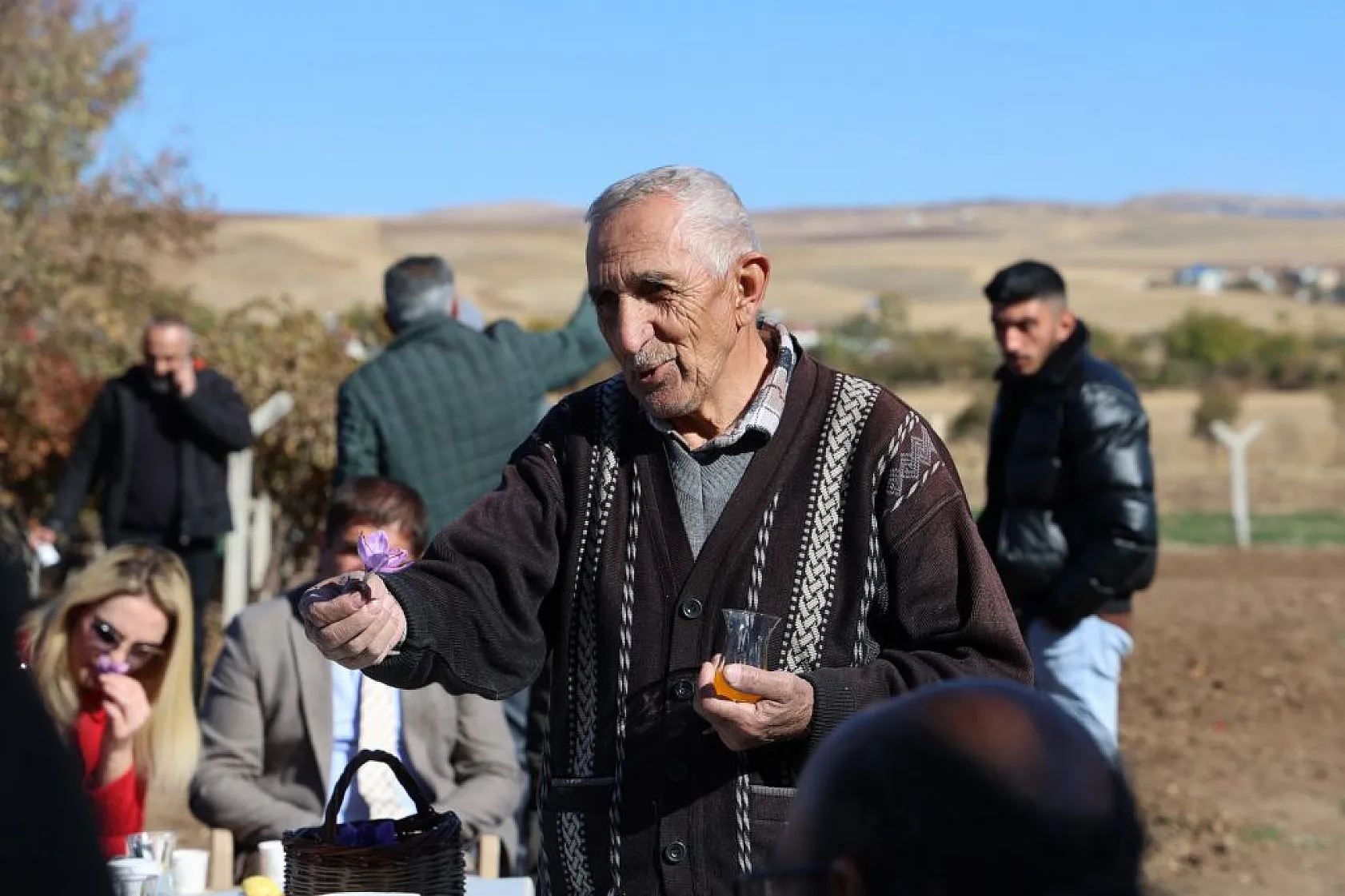 Elazığ'da 'safran hasadı' başladı
