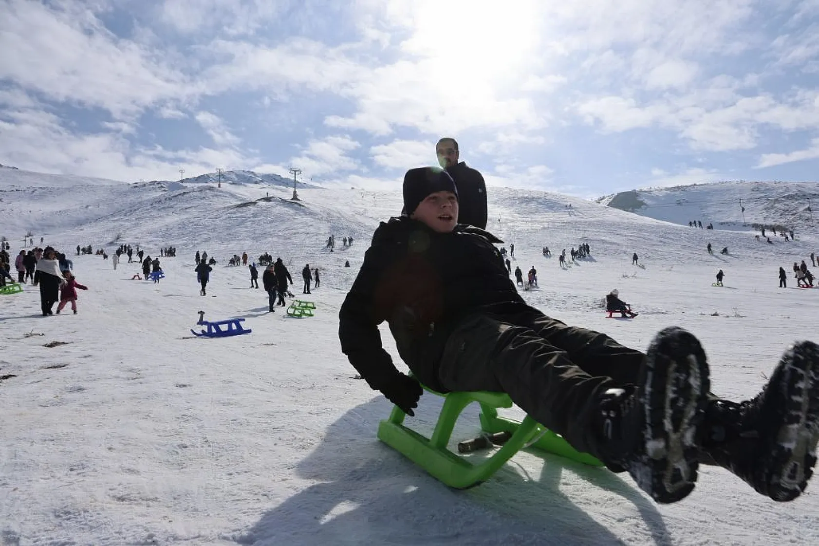Hazar Baba'da sömestir yoğunluğu