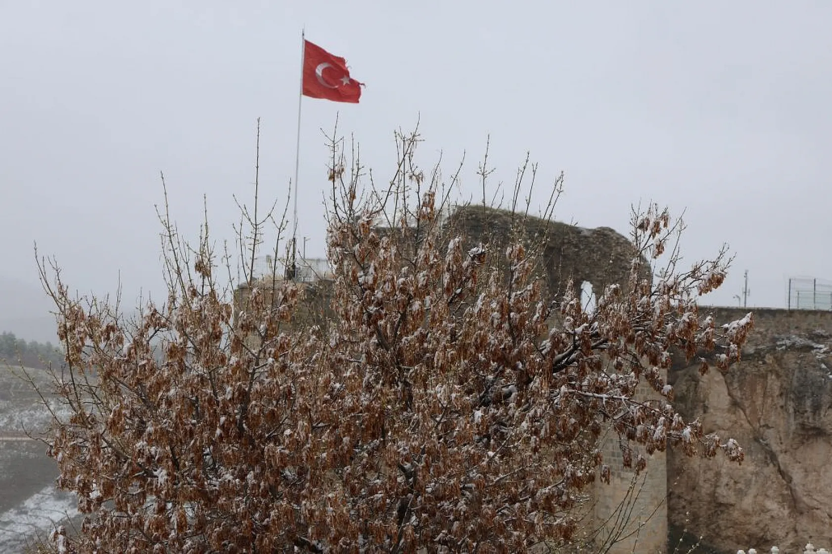 Harput beyaza büründü