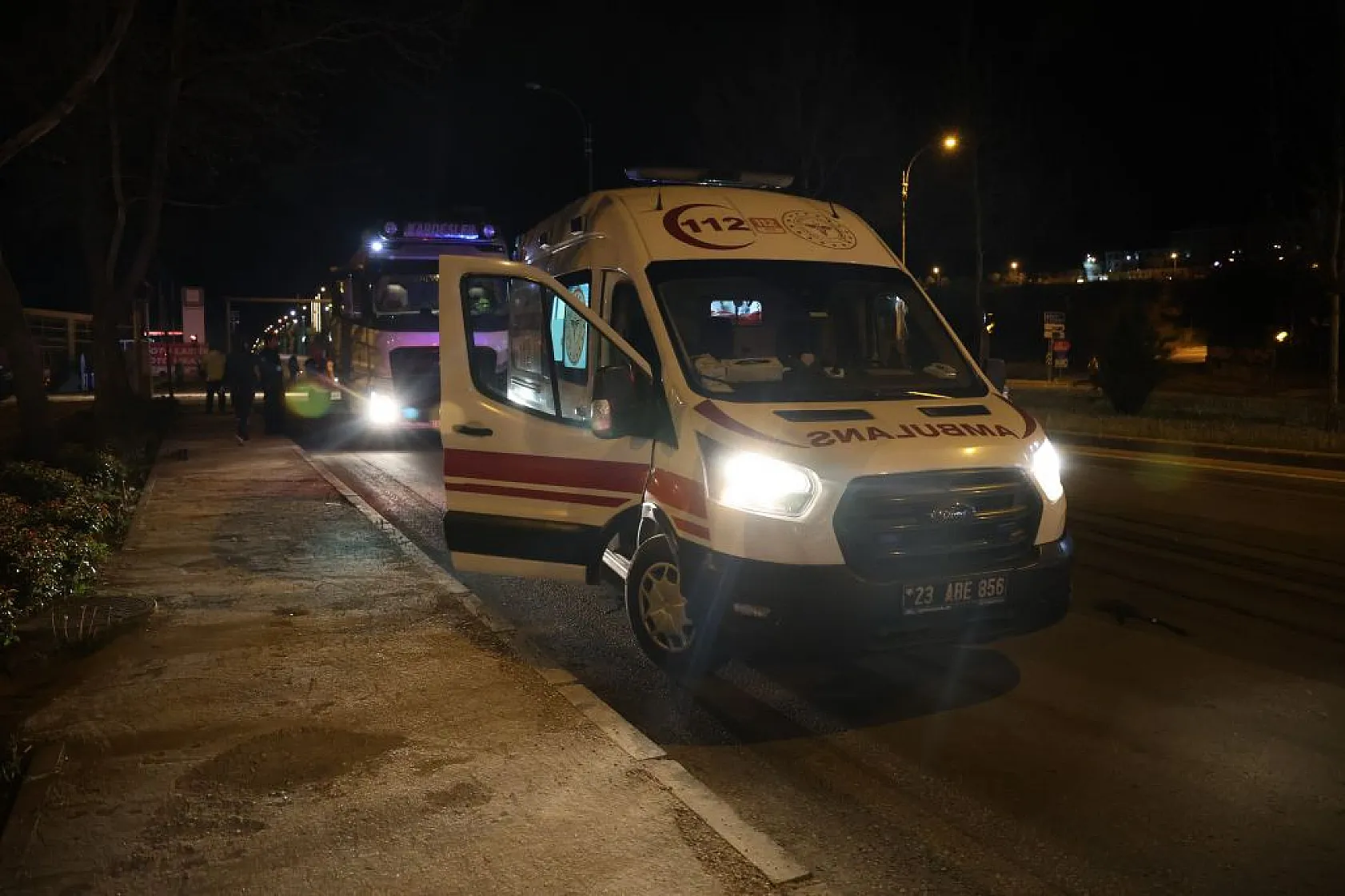 Elazığ'da Misland kavşağında trafik kazası