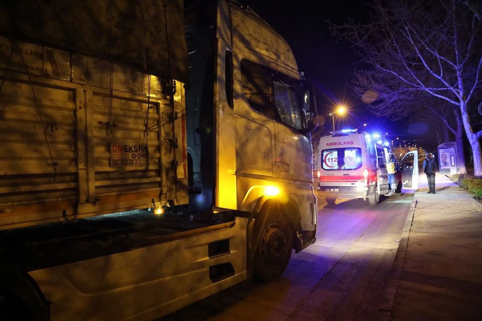 Elazığ'da Misland kavşağında trafik kazası