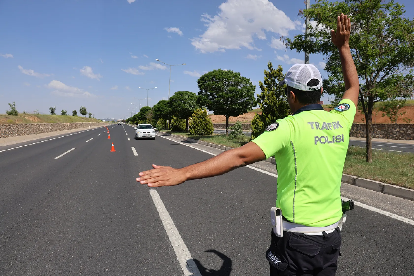 Elazığ trafiğinde kuşbakışı denetim