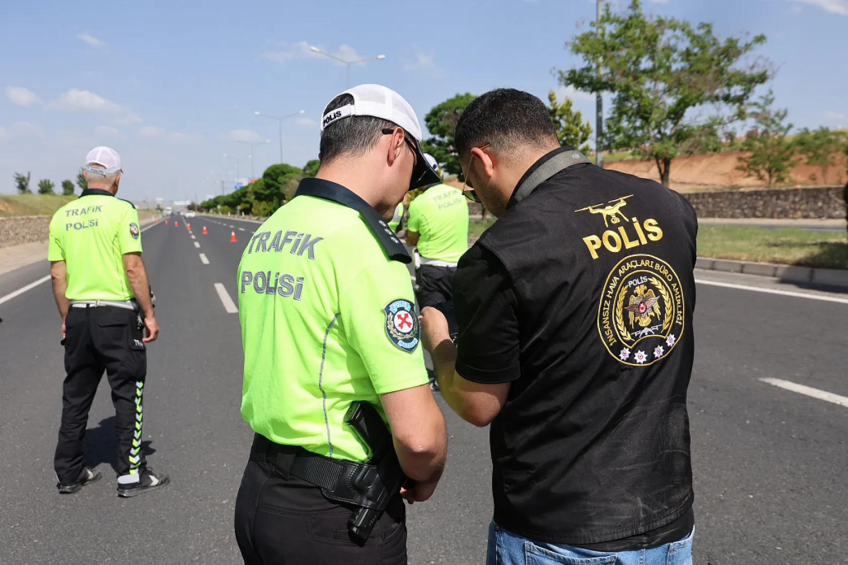 Elazığ trafiğinde kuşbakışı denetim