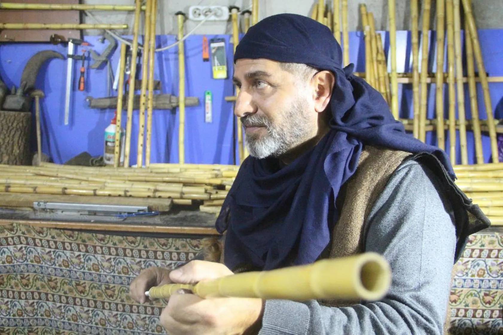 Kamışları 'ilahi aşkın sesi'ne dönüştürüyor